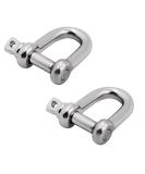 Shenghuis 316 Stainless Steel D Shackle Set - 3 Sizes (5/16, 3/8, 1/2) for Marine Boat Anchor - 2 Pack - Buy Online on GoSupps.com