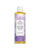 HERITAGE STORE Aura Glow Lavender Body Oil | Luxurious Skin Moisturizer & Relaxing Massage Oil | Aromatherapy & Essential Oil Carrier | 8oz | All Skin Types - Buy Online on GoSupps.com