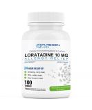Puregen Labs Allergy Relief Loratadine 10mg 100 Tablets  24 Hour Non-Drowsy Antihistamine Allergy Medicine for Runny Nose Sneezing Itchy Watery Eyes - Buy Online on GoSupps.com