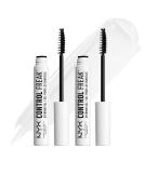 NYX Professional Makeup Control Freak Eyebrow Gel & Transparent Mascara - 2 Pack for Tamed Eyebrows | Global Shipping Available - Buy Online on GoSupps.com
