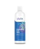 LIFE-FLO Magnesium Body Wash - Refreshing & Moisturizing Liquid Soap with Magnesium Chloride Peppermint & Rosemary Oil | 16oz | 60-Day Guarantee | Cruelty-Free - Buy Online on GoSupps.com