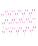 Toyvian 30pcs Rabbit Ears Plug Birthday Cake Decors Glitter Bunny Ear Happy Birthday Cake Birthday Party Photo Prop Prince Paper Cups Decoration for Cake Girl Pink Baby Wood Decorations - Buy Online on GoSupps.com