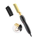 Professional Hot Comb Straightener for Black Hair & Wigs - Adjustable Temperature Fast Heating Ceramic Electric Comb - Buy Online on GoSupps.com