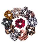 Shop 11-Piece Leopard Print Hair Tie Set for Women & Girls | Elastic Hair Accessories - Buy Online on GoSupps.com