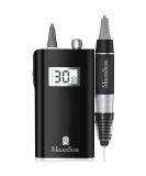 MELODYSUSIE Scamander Electric Nail Drill Kit - 30000RPM Rechargeable E File Set for Professional Manicure and Pedicure - Acrylic Nails UK - B-Black - Buy Online on GoSupps.com