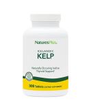 Buy Nature's Plus Icelandic Kelp 300 Tablets - Premium Seaweed Supplement for Energy & Metabolism - Buy Online on GoSupps.com