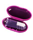Silicone Finger Toothbrush for Babies - Gentle Gum Cleaner & Massager - Transparent Care Tool in Blue Box - Buy Online on GoSupps.com