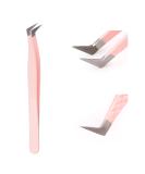FADLASH 90 Degree Curved Volume Lash Extension Tweezers for Professional Artists - Ideal for Larger Fans - Fiber Tip 90 Tweezer - Buy Online on GoSupps.com