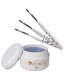 UV Fiberglass Gel Violet 30ml with Brush Set - Top Coat & Structure Gel for Nail Design Pedicure & Manicure - International Shipping - Buy Online on GoSupps.com