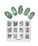 Chinese Flower Lotus Bird Stamping Plate Nail Art Stamper Tool - FL013 - Buy Online on GoSupps.com