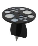 SuperGlockt Acrylic Makeup Brush Organizer - 14 Holes Black Cosmetic Brush Holder & Dryer for Ideal Storage - Buy Online on GoSupps.com