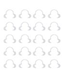 TSHAOUN 20 Pieces Mouth Opener Mouth Lip Opener Dental C Shape Cheek Lip Retractor for Adult and Kids Mouthpieces Replacement Cheek Retractors for Teeth Whitening Open Mouth Game Dentistry (Clear) - Buy Online on GoSupps.com