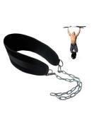 HemeraPhit Weighted Pull Up Dips Belt | Double D Ring Weightlifting Straps & Accessories for Home Gym - Durable Waist Belt for Strength Training - Buy Online on GoSupps.com