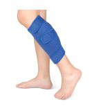 Yosoo Health Gear Compression Shin Splint Calf Support Brace - Adjustable for Torn Calves, Swelling, Sprains, and Bruising - Blue - Buy Online on GoSupps.com