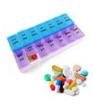 UXCONGOID Large Pill Organizer 2 Times a Day, Weekly Pill Organizer Daily Pill Box 7 Day Medicine Organizer Box, AM PM Pill Case Container Holder Pill Dispenser Travel Medication Organizer - Buy Online on GoSupps.com