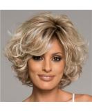 XULAIP Women's Blonde Short Layered Wig - Curly Heat-Resistant Fluffy Side Part Hairpiece - Buy Online on GoSupps.com