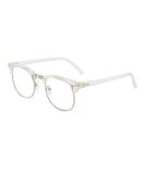 Myopia Glasses - Stylish Short-Sighted Glasses for Men & Women | -0.50 Diopters | Transparent White Frames - Buy Online on GoSupps.com