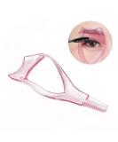 Elandy 2 PCS Pink Plastic Eyelash Mascara Guard & Comb - Perfect Lash Separator Applicator Guide - Buy Online on GoSupps.com