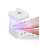 Modelones Mini LED Nail Lamp - Portable UV Gel Nail Dryer with Quick-Dry Technology - Travel-Friendly Cute Meow Design for Home DIY Manicures - Buy Online on GoSupps.com