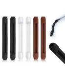 Buy Zooetway 6-Piece Silicone Glasses Bracket Set | Anti-Slip Elasticity Ear Hook Caps for Running Sports | Universal Fit (Black Brown Transparent White) - Buy Online on GoSupps.com