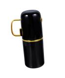 Travel Toothbrush Cup Set - Portable Gilded Mouthwash & Toothpaste Holder - Black 20x7.5CM for International Shipping - Buy Online on GoSupps.com