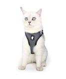 Ultra-Light Adjustable Cat Dishes & Soft Pet Vest - Escape Protection for Kittens & Puppies - XS - New Gray - Buy Online on GoSupps.com