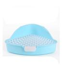 Triangle Potty Trainer Corner Litter Box for Small Pets - Rubyhome Blue - Buy Online on GoSupps.com