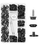 Kelife 150PCS Stainless Steel Marine Grade 3/8 Socket Canvas Snaps Kit | Boat Cover Snap Button Fastener Tool Set with Setting Tool - Black - Buy Online on GoSupps.com