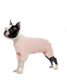 Shop Pink XS Dog Sweater with Legs - Cozy Jumpsuit & Pajamas for Small to Large Dogs | Soft & Warm Pet Jacket - Buy Online on GoSupps.com