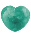 Nupuyai Green Fluorite Heart Worry Stone for Chakra Healing - 45mm - Buy Online on GoSupps.com