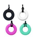 4-Pack Silicone Cobblers for Adults & Babies | Donut-Shaped Sensory Oral Engine Assistant for Autism & ADHD | Gentle Teething Therapy - Buy Online on GoSupps.com