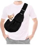 Slowton Dog Carrier Bag - Adjustable & Padded Shoulder Strap Waterproof Pet Bag for Outdoor Walks (1.3-3.6kg) - Buy Online on GoSupps.com