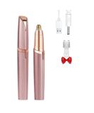 Colordiary Electric Eyebrow Trimmer with LED Light - Rechargeable & Painless Precision Razor for Women - Portable USB Interface - Ideal for Lips, Nose, Chin - Buy Online on GoSupps.com