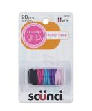 Scunci No-Slip Grip Gel Evolution Mini Ponytailers - 20 Pieces per Pack - Buy Online on GoSupps.com