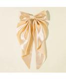 Duories Large Champagne Hair Clip - 40cm Elegant Fabric Hair Loop Clip for Thick & Thin Hair | Women's Hair Accessories - Buy Online on GoSupps.com