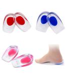 Gel Heel Cup Pads - 3 Pairs | Orthotic Inserts for Plantar Fasciitis & Heel Spur Relief - Buy Online on GoSupps.com