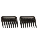 Set of 2 Wide Tooth Combs for Synthetic & Human Hair - Jon Renau & easiHair - Buy Online on GoSupps.com