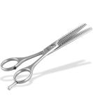 Effy scissors from Solingen Haircoat hairdresser scissors with a sharp two -sided tooth Made in Germany Hair cutting scissors made of high -quality stainless steel for thinning the hair (13.97 cm) - Buy Online on GoSupps.com