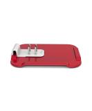 Ornamin Non-Slip Red Melamine Board 22 x 17 cm with Food Preparation Aid | Cutting Board for Eating Assistance (Model 900 + 960) - Buy Online on GoSupps.com