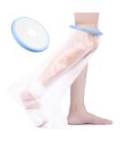 Apasiri Reusable Waterproof Half Leg Cast Cover - Keep Your Cast Dry in Shower - Adult Leg Knee Ankle Foot Protector - Buy Online on GoSupps.com