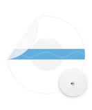 Freestyle Libre Sensor Covers 25Pack Waterproof Libre Sensor Patches-Transparent CGM Patches Without Glue in The Center-Enlite-Guardian-Freestyle Libre 14 Day Sensor Patches 25 Count (Pack of 1) Blue - Buy Online on GoSupps.com