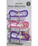 Nail Brush for Cleaning Nails Soft Nail Brushes set of 3 Plastic handle Finger Tip Scrubber Small Hand Cleaning Brush for Hand Feet Nails (Multi Color) - Buy Online on GoSupps.com