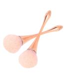 hugttt 2 Pcs Large Mineral Powder Brush Bronzer Kabuki Makeup Brush Soft Fluffy Foundation Brush Professional Powder Brush and Blush Brush for Daily Makeup Rose Gold - Buy Online on GoSupps.com