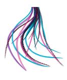 Real Feather Hair Extensions - Cupcake (Set of 10) | Shop Now - Buy Online on GoSupps.com