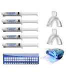 Teeth Whitening Kit with 44% Carbamide Peroxide Gel, LED Accelerator Light, Trays & Shade Guide - Buy Online on GoSupps.com
