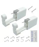 Nose Piercing Kit 2 Pack - Disposable Safety Nose Piercing Gun Tool with 10 Studs - Buy Online on GoSupps.com