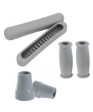 UU-ZHANG Crutch Kit - Armpit Handle Cover & Foot Pad Set for Standard Aluminum Crutch - Buy Online on GoSupps.com