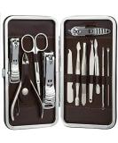 Manicure Set Nail Clippers Grooming Kit for Thick Nails Cuticle Remover Toe Nail Toenail Care Cutter Pedicure Travel Tool Kit Set Men Women Girls Boys - Buy Online on GoSupps.com