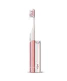 Vyte Electric Toothbrush - Aluminum AAA Battery Powered Travel Toothbrush with Pressure Sensor for Men Women & Kids - Rose Gold Starter Set (Pack of 1 - Buy Online on GoSupps.com