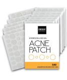 Hydrocolloid Acne Pimple Patches - 540 Invisible Spot Covers for Breakouts | Effective Acne Treatment Reduces Pimples & Blackheads - Buy Online on GoSupps.com